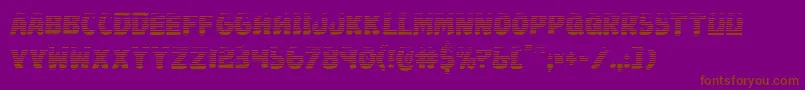 Johnnytorchgrad Font – Brown Fonts on Purple Background