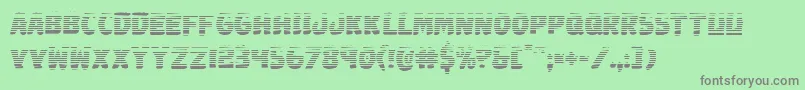 Johnnytorchgrad Font – Gray Fonts on Green Background