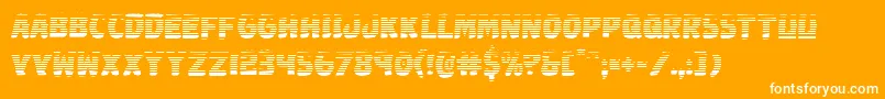 Johnnytorchgrad Font – White Fonts on Orange Background