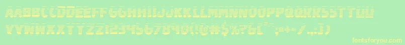 Johnnytorchgrad Font – Yellow Fonts on Green Background