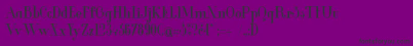 GlamorMediumCondensed Font – Black Fonts on Purple Background