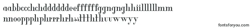 Шрифт GlamorMediumCondensed – валлийские шрифты
