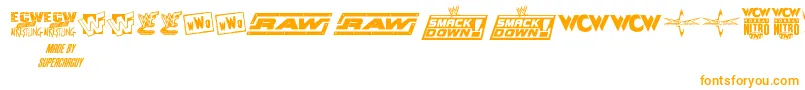 フォントProWrestlingLogos – オレンジのフォント