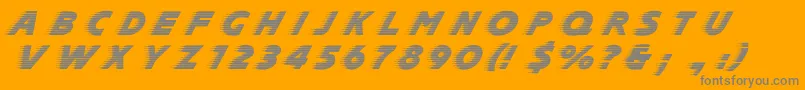 More about SlipstreamDg Font SlipstreamDg Font – Gray Fonts on Orange Background