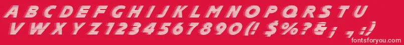 More about SlipstreamDg Font SlipstreamDg Font – Pink Fonts on Red Background