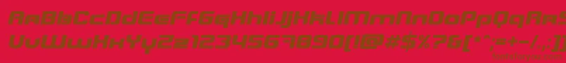 Подробнее о шрифте BlasterInfiniteItalic Шрифт BlasterInfiniteItalic – коричневые шрифты на красном фоне