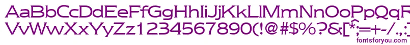 NebraskaRegularDb Font – Purple Fonts on White Background