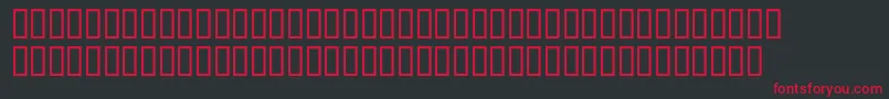 McsErwahSpined Font – Red Fonts on Black Background