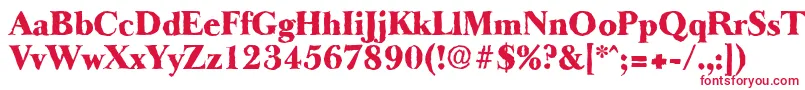 BaskeroldantiqueHeavyRegular Font – Red Fonts