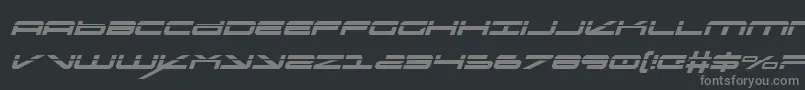 Oramaclsi Font – Gray Fonts on Black Background