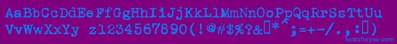 En savoir plus sur la police LeicesterBold Police LeicesterBold – polices bleues sur fond violet