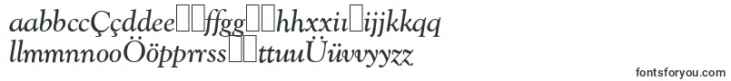 Fonte G790RomanItalic – fontes azerbaijanas