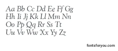 Review of the G790RomanItalic Font