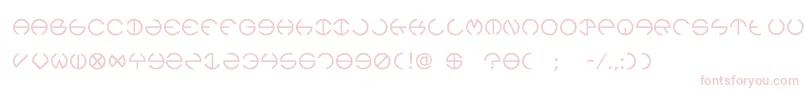 Rebec4 Font – Pink Fonts on White Background