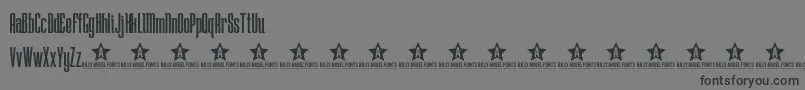 Lostw Font – Black Fonts on Gray Background