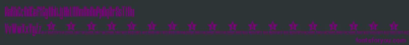 Lostw Font – Purple Fonts on Black Background