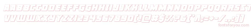 Libertylegion3Dital Font – Pink Fonts on White Background