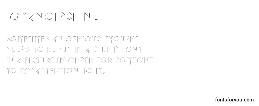 IomanoidShine-fontti