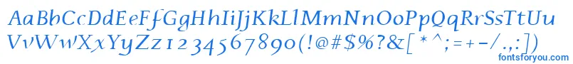 Weitere Informationen zur Phaedrus ffy-Schriftart Phaedrus ffy-Schriftart – Blaue Schriften