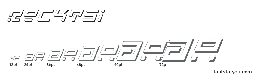 Rocktsi Font Sizes