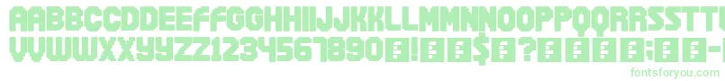 Snowball Font – Green Fonts on White Background