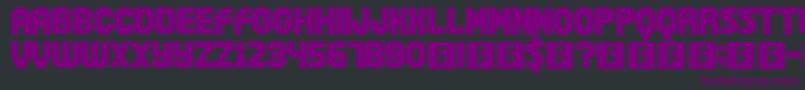 Snowball Font – Purple Fonts on Black Background