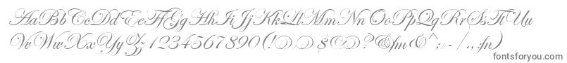 EdwardianScrAltItcTt-Schriftart – Graue Schriften