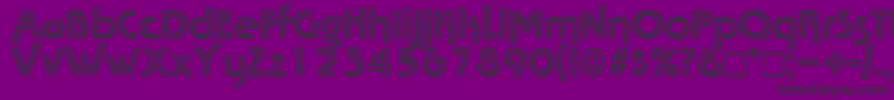 Tabascotwin Font – Black Fonts on Purple Background