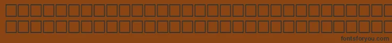 Шрифт GambleRegular – чёрные шрифты на коричневом фоне