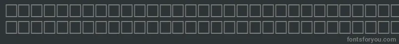 Шрифт GambleRegular – серые шрифты на чёрном фоне