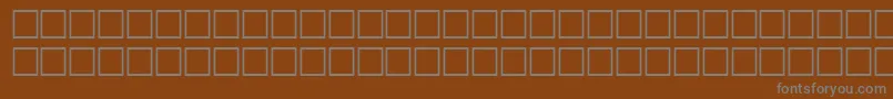 Шрифт GambleRegular – серые шрифты на коричневом фоне