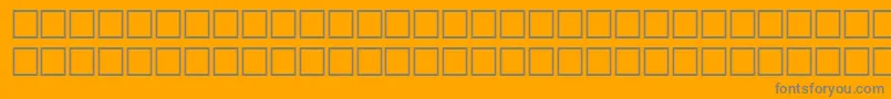 GambleRegular-Schriftart – Graue Schriften auf orangefarbenem Hintergrund