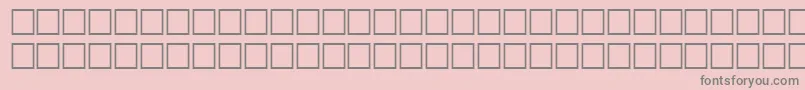 GambleRegular Font – Gray Fonts on Pink Background