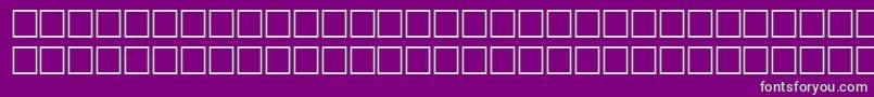 GambleRegular Font – Green Fonts on Purple Background