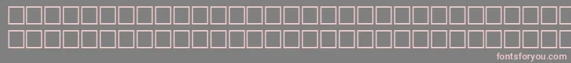 フォントGambleRegular – 灰色の背景にピンクのフォント