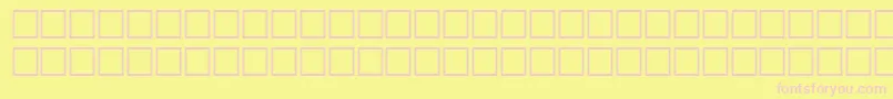 Шрифт GambleRegular – розовые шрифты на жёлтом фоне