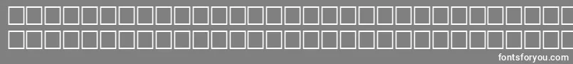 GambleRegular Font – White Fonts on Gray Background