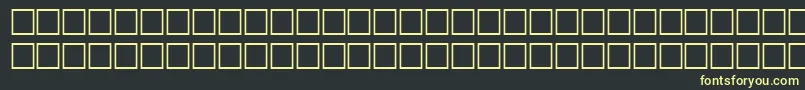 GambleRegular Font – Yellow Fonts on Black Background