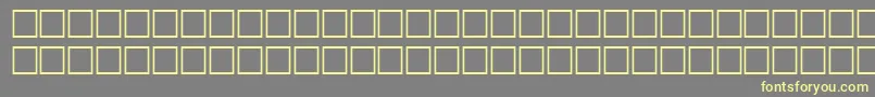 GambleRegular Font – Yellow Fonts on Gray Background