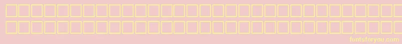GambleRegular Font – Yellow Fonts on Pink Background