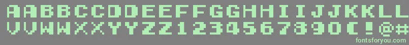 Más sobre la fuente GamegirlClassic fuente GamegirlClassic – Fuentes Verdes Sobre Fondo Gris