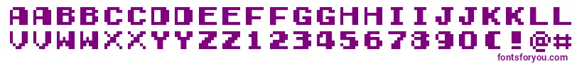 fuente GamegirlClassic – Fuentes Moradas