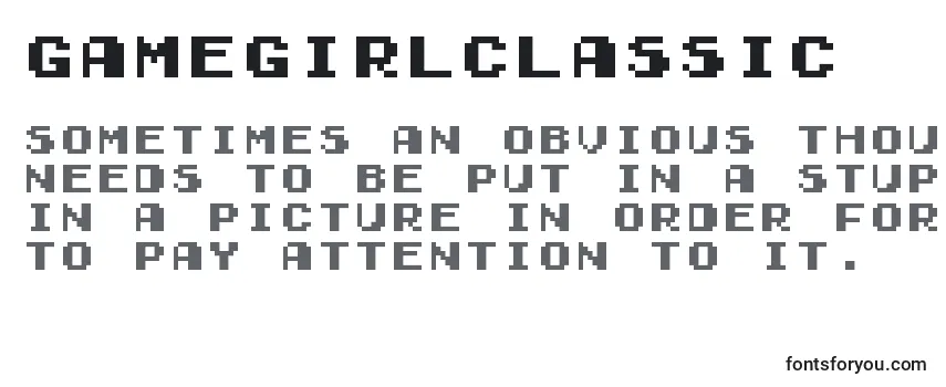 GamegirlClassic-fontti
