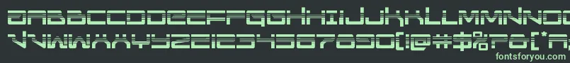 Więcej informacji o czcionce Unitedplanetshalf Czcionka Unitedplanetshalf – zielone czcionki na czarnym tle