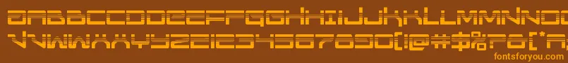 Más sobre la fuente Unitedplanetshalf fuente Unitedplanetshalf – Fuentes Naranjas Sobre Fondo Marrón