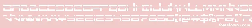 Unitedplanetshalf Font – White Fonts on Pink Background
