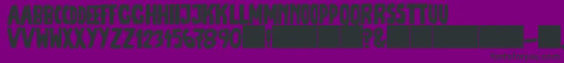 JmhEscamasFill Font – Black Fonts on Purple Background