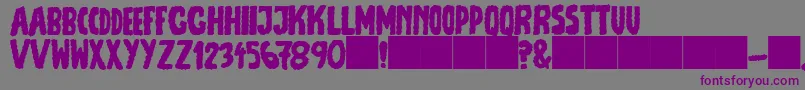 JmhEscamasFill Font – Purple Fonts on Gray Background