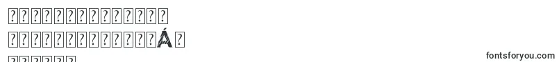 Czcionka Raptor – birmańskie czcionki