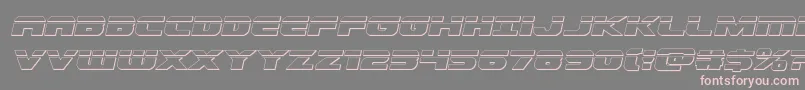 Подробнее о шрифте Dekarangerbulletital Шрифт Dekarangerbulletital – розовые шрифты на сером фоне